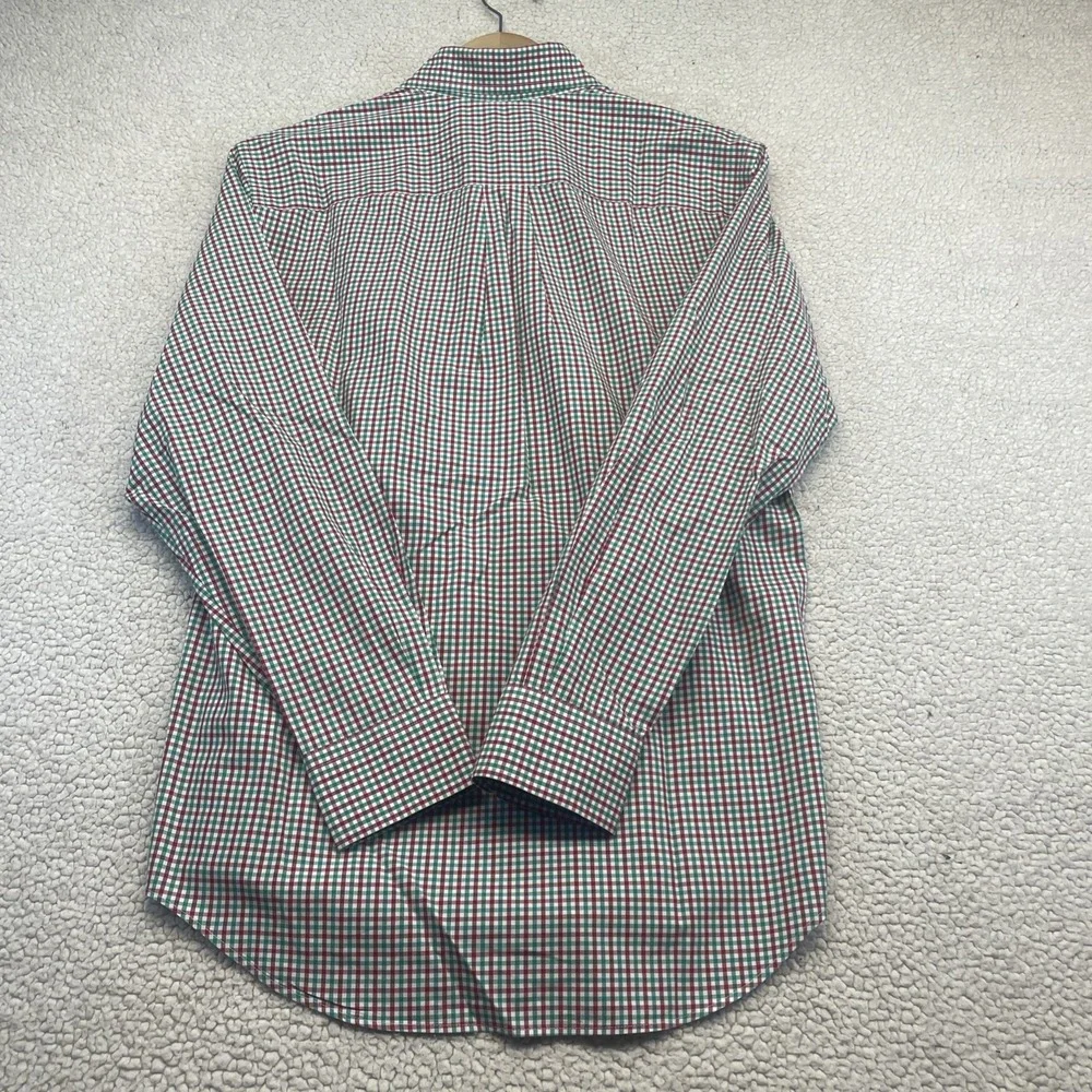 Vineyard Vines Button Down Mens XS Red Green Tucker Shirt Gingham Classic Fit